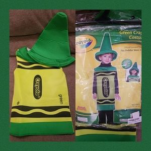Toddler Green Crayon Costume