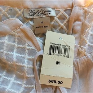 Lucky Brand tassel top