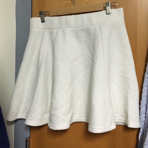 White Skater Skirt