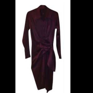 maroon Rachel Roy dress