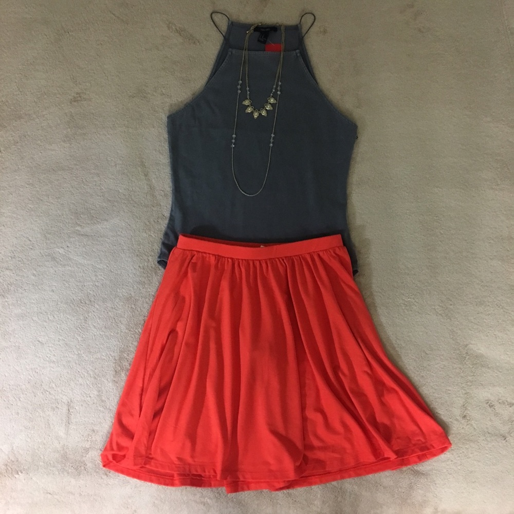 🌺 3/$10: Orange Old Navy Skirt