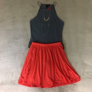 🌺 3/$10: Orange Old Navy Skirt