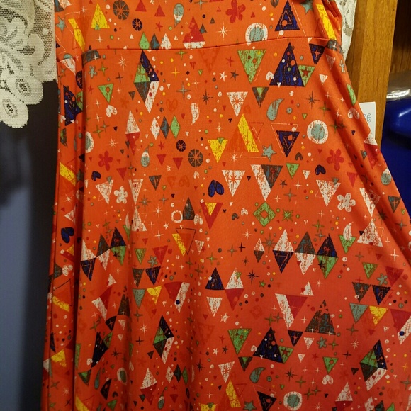 Lularoe Harry Potter print azure skirt