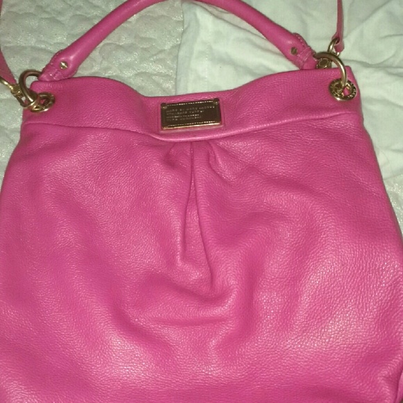 Hot neon pink Marc by Marc Jacobs Q Hillier Hobo