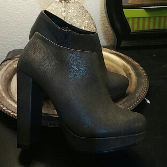 Grey booties