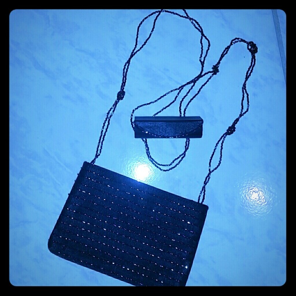 Black Purse with Lipstick Case