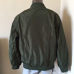 Jackets & Coats - Army Green Embroidered Patch Bomber Jacket Jackets & Coats - Army Green Embroidered Patch Bomber Jacket