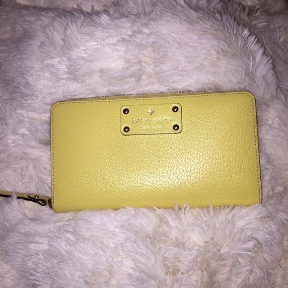 Kate Spade yellow wallet