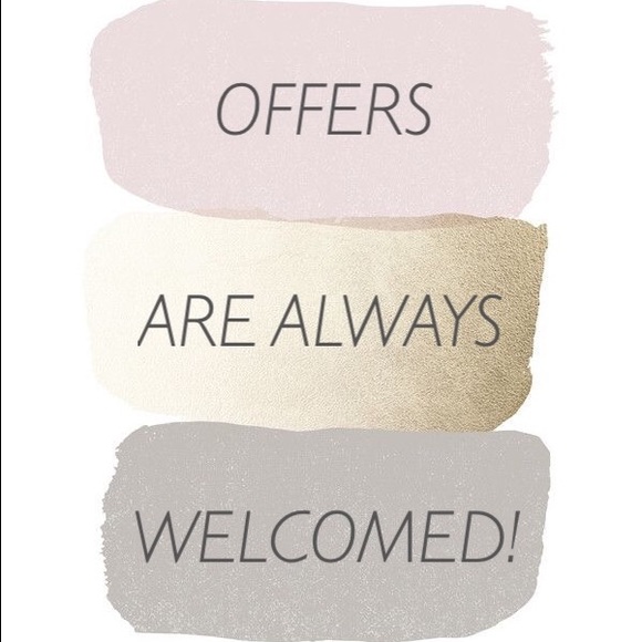 All reasonable offers are considered!