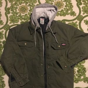 Dickies men's medium lined hooded jacket