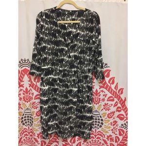 Make an offer! Black and white patterned dress