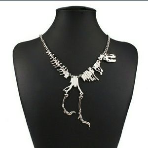 Dinosaur skeleton necklace