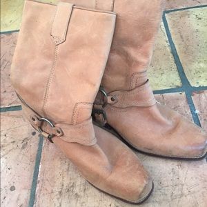 Zodiac motorcycle boots tan