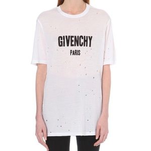 Oversized distressed givenchy shirt