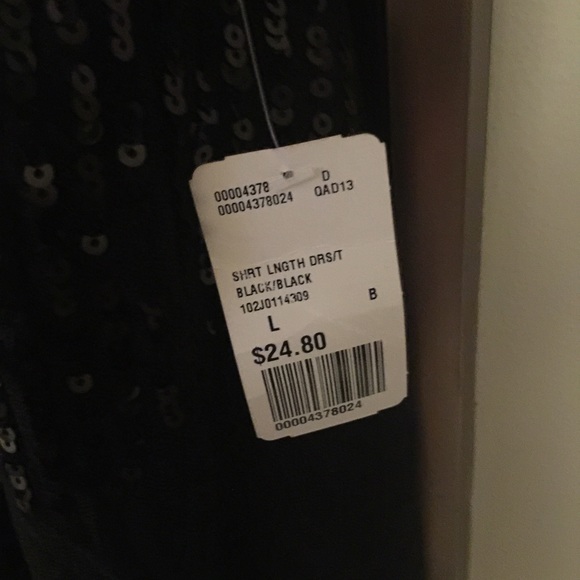 Black sparkly dress. Never been worn. - Picture 2 of 2