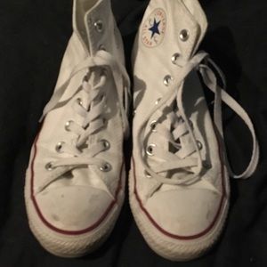 white chuck taylor high tops