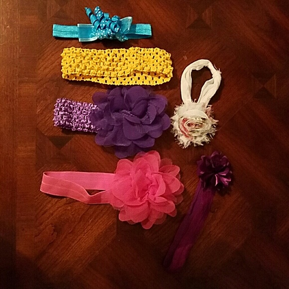 Bundle of little girl head bands