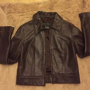 Leather jacket