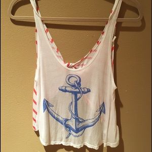 Nautical crop top