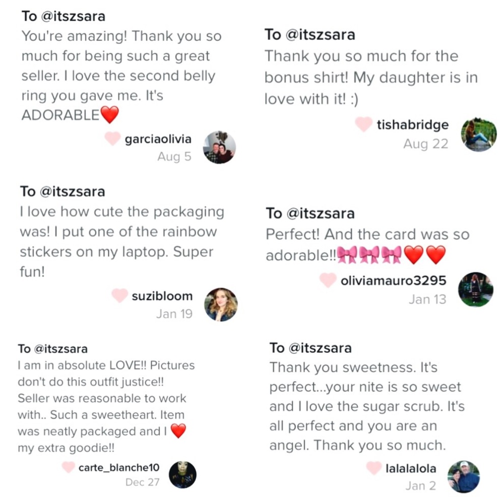 🪷Seller Feedback🪷