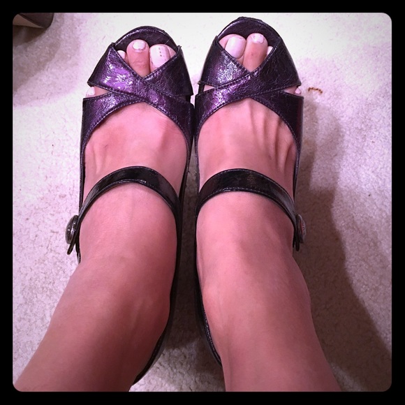 Black and Purple shoes