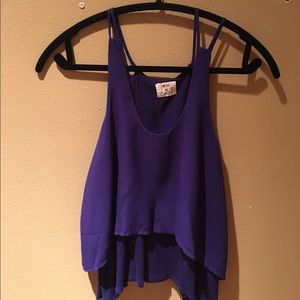 urban outfitters flirty purple tank
