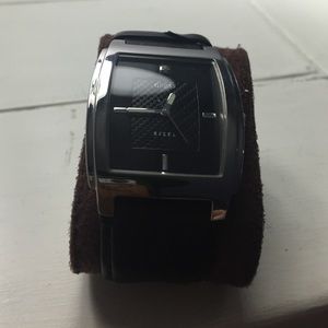 Guess watch leather band