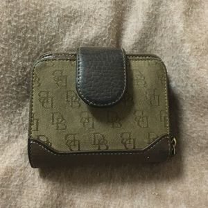 Dooney & Bourke Monogram Leather Wallet