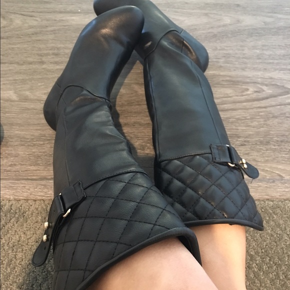 black boots