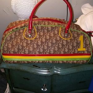 Authentic Christian Dior Bowling Handbag