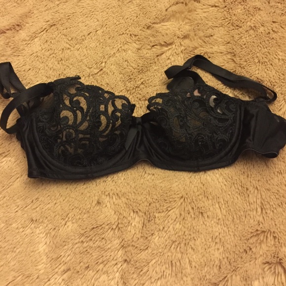 Victoria's Secret black lace bra