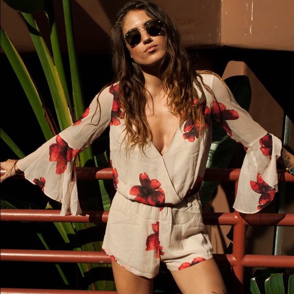 Winston White Floral Remi Romper - Picture 3 of 5