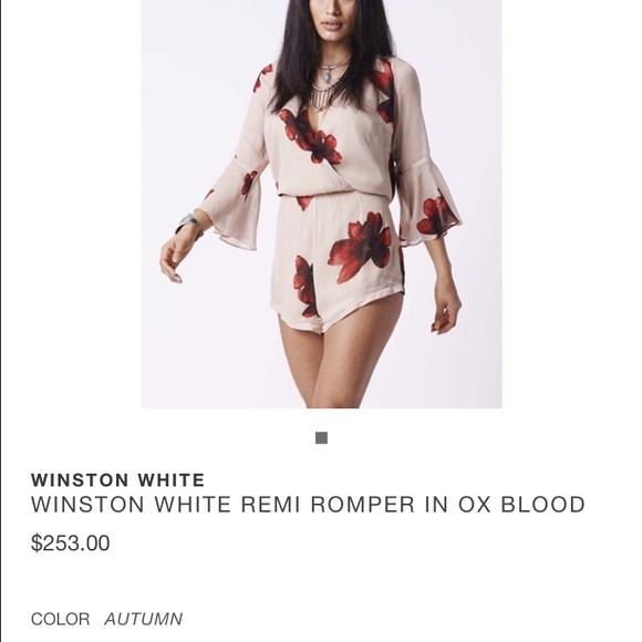 Winston White Floral Remi Romper - Picture 5 of 5