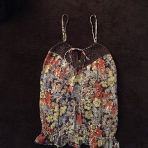 Hollister floral tank