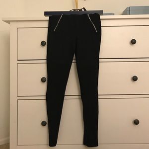 Zara basic moto pant