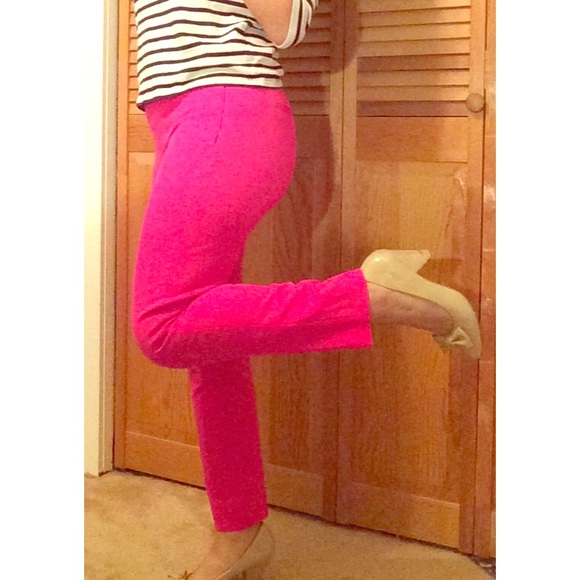 Pink pants - ankle length