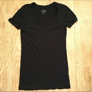 J.Crew Navy Blue Scoop Neck Tee