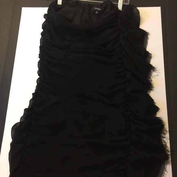 Express Black chiffon dress - Picture 1 of 2
