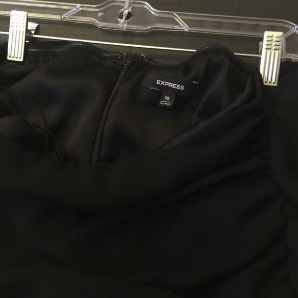 Express Black chiffon dress - Picture 2 of 2