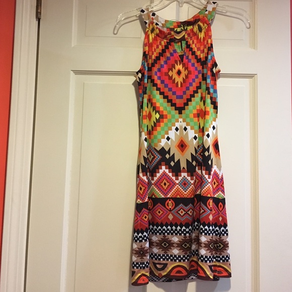 Pattern Santa Fe dress