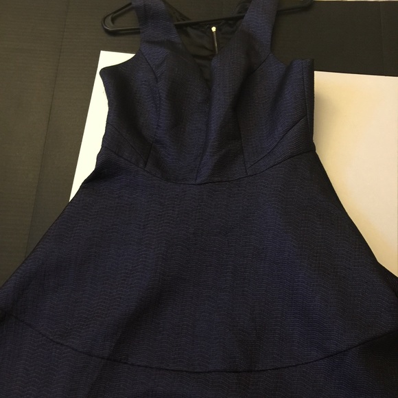 Express Navy blue holiday dress - Picture 1 of 3