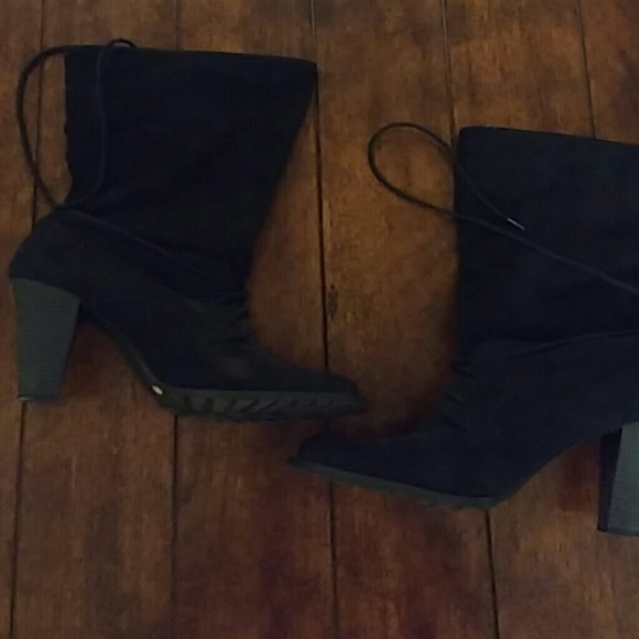 Black Zara boots