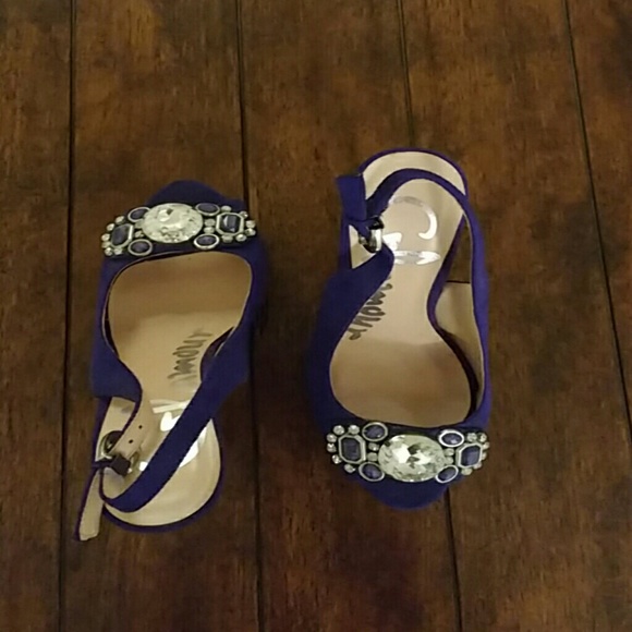 Purple Glamour Pump heels