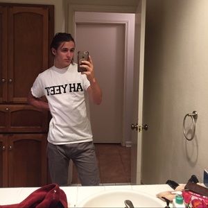 "AH YEET" t-shirt! ADULT MEDIUM!!