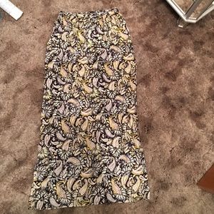 Spoon long paisley skirt