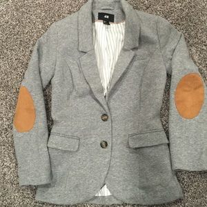 H&M Grey Blazer Elbow patched jacket 😍🔥
