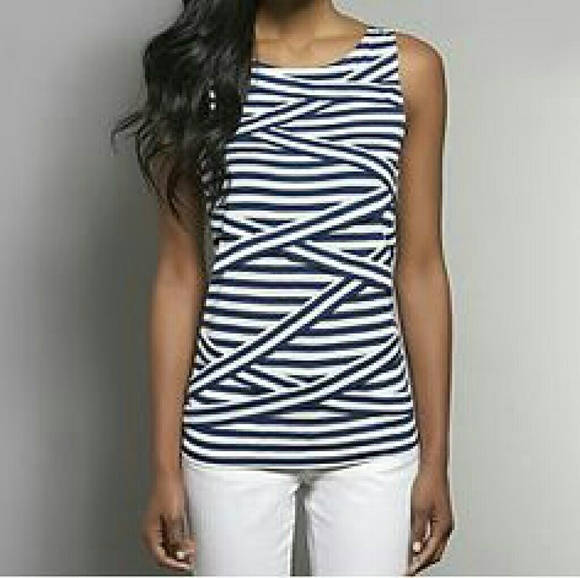 New York & Co Striped Top