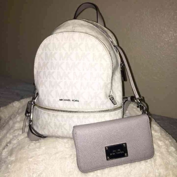 (SOLD) Michael Kors Backpack + MK Wallet