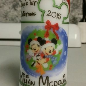 Baby's first Christmas candle