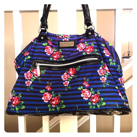 Betsey Johnson weekender bag